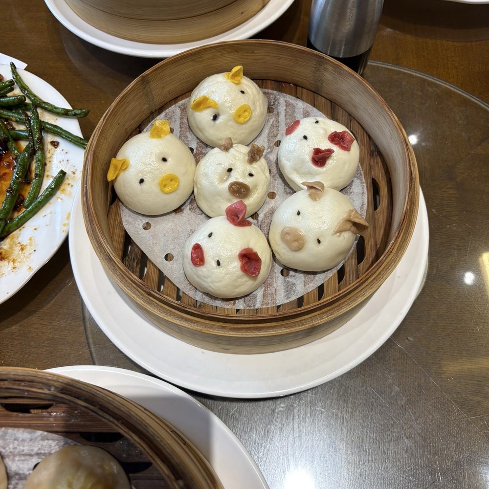 Din Ding Dumpling House - Piggy custard buns - Dim Sum Near Me - Fremont, California Din Ding Dumpling House - Piggy custard buns - Dim Sum Near Me - Fremont, California