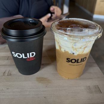 Solid Coffee Roasters - Hot crème brûlée, iced Spanish latte - Coffee Roasteries Near Me - Artesia, California