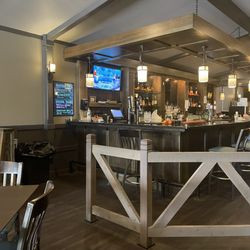 Roots Eatery and Pub - Looking toward bar from booth