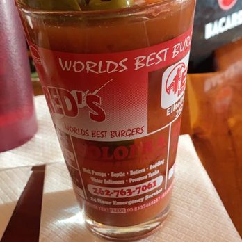 Fred's - Bloody Mary - Burgers Near Me - Burlington, Wisconsin