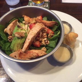 Hickory Tavern - Health Nut Salad. Better served without bowl as easier to cut the toppings. - Sports Bars Near Me - Columbia, South Carolina Hickory Tavern - Health Nut Salad. Better served without bowl as easier to cut the toppings. - Sports Bars Near Me - Columbia, South Carolina
