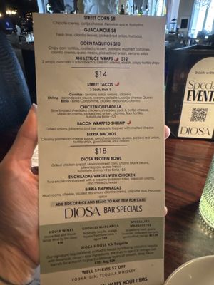 Menu photo 2 DIOSA Downey Downey, CA Menu photo 2 DIOSA Downey Downey, CA