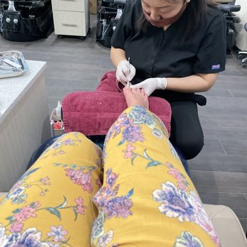 Noire The Nail Bar - Hard at work - Nail Salons Near Me - Tampa, Florida