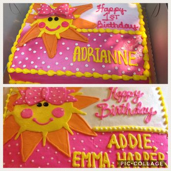 Safeway - The top is the Safeway cake and the bottom is a photo I asked them to match! I was very happy!! - Grocery Near Me - Tracy, California Safeway - The top is the Safeway cake and the bottom is a photo I asked them to match! I was very happy!! - Grocery Near Me - Tracy, California