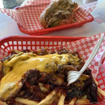 OUTTA BRONX - Big Tex Fries and Chopped Cheese Sandwich - Sandwiches Near Me - Peoria, Arizona