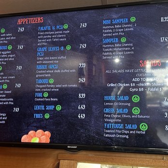 Damas Mediterranean Grill - Menu as of March 2026 - Middle Eastern Near Me - Exton, Pennsylvania