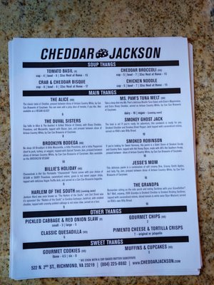 Menu photo 2 Cheddar Jackson Richmond, VA Menu photo 2 Cheddar Jackson Richmond, VA