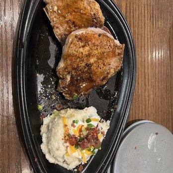 Outback Steakhouse - Caramel Mustard Glazed Pork Chops - Steakhouses Near Me - Fort Myers, Florida Outback Steakhouse - Caramel Mustard Glazed Pork Chops - Steakhouses Near Me - Fort Myers, Florida