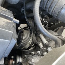 Knauz Continental Autos - Brand new belt that broke 300 miles after they installed it (and took out the "discontinued" dipstick with it).