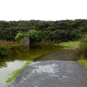 Dún Aonghasa - Hiking up to the fort. This section was flooded. - Landmarks & Historical Buildings Near Me