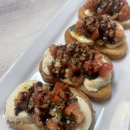 Traditional bruschetta