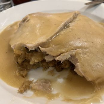 Neptune Diner - Thanksgiving Dinner!!!! OMG!!!Walnut raisin stuffing smothered in gravy and several thick slabs of turkey - Diners Near Me - Bayside, New York