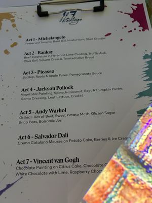 Menu photo 4 7 Paintings Mountain View, CA