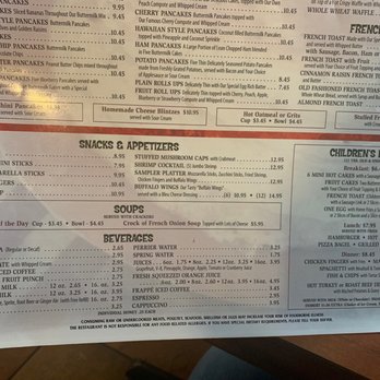Stack Pancake & Steak House - Menu (as of 04/2022) - Diners Near Me - North Arlington, New Jersey