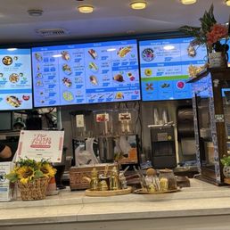 Menu and sweets