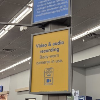 Walmart Supercenter - Body cameras in use - Department Stores Near Me - Milpitas, California