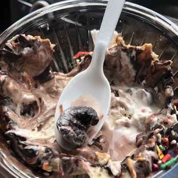 Buttonwood Farm Ice Cream - Look at the size of that cherry in the chocolate cherry ice cream! - Ice Cream & Frozen Yogurt Near Me - Griswold, Connecticut