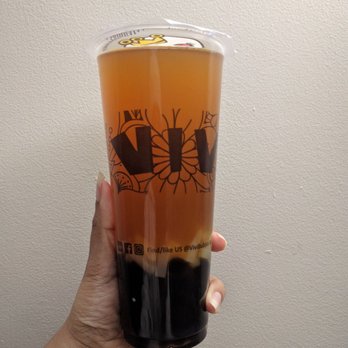 Vivi Bubble Tea Brighton - Passion fruit QQ - Bubble Tea Near Me - Boston, Massachusetts