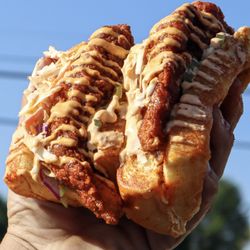 Hawaiian Hot Chicken - Crispy, juicy, and spicy--the classic Hawaiian Hot Chicken sandwich.