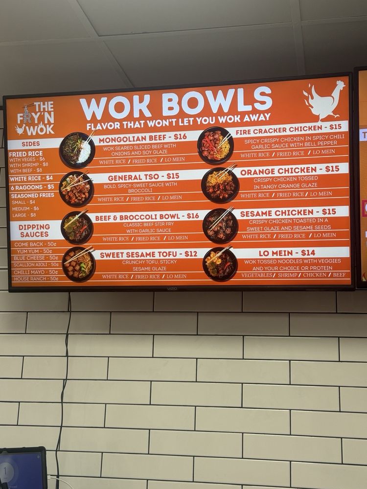 Food from The Fry'n Wok
