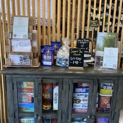 Flourish Cafe - Games, info sheets, and buyable items