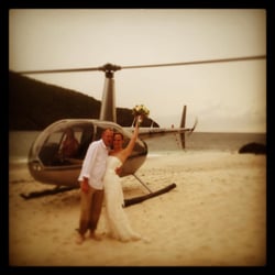 Caribbean Buzz Helicopters - Great wedding and memories of a lifetime