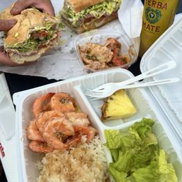 Garlic butter shrimp