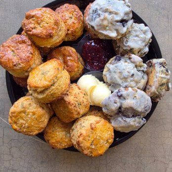 Platters That Matter - Mini Scone Platter (catering) $30
served with butter & jam - Sandwiches Near Me - Woodstown, New Jersey Platters That Matter - Mini Scone Platter (catering) $30
served with butter & jam - Sandwiches Near Me - Woodstown, New Jersey