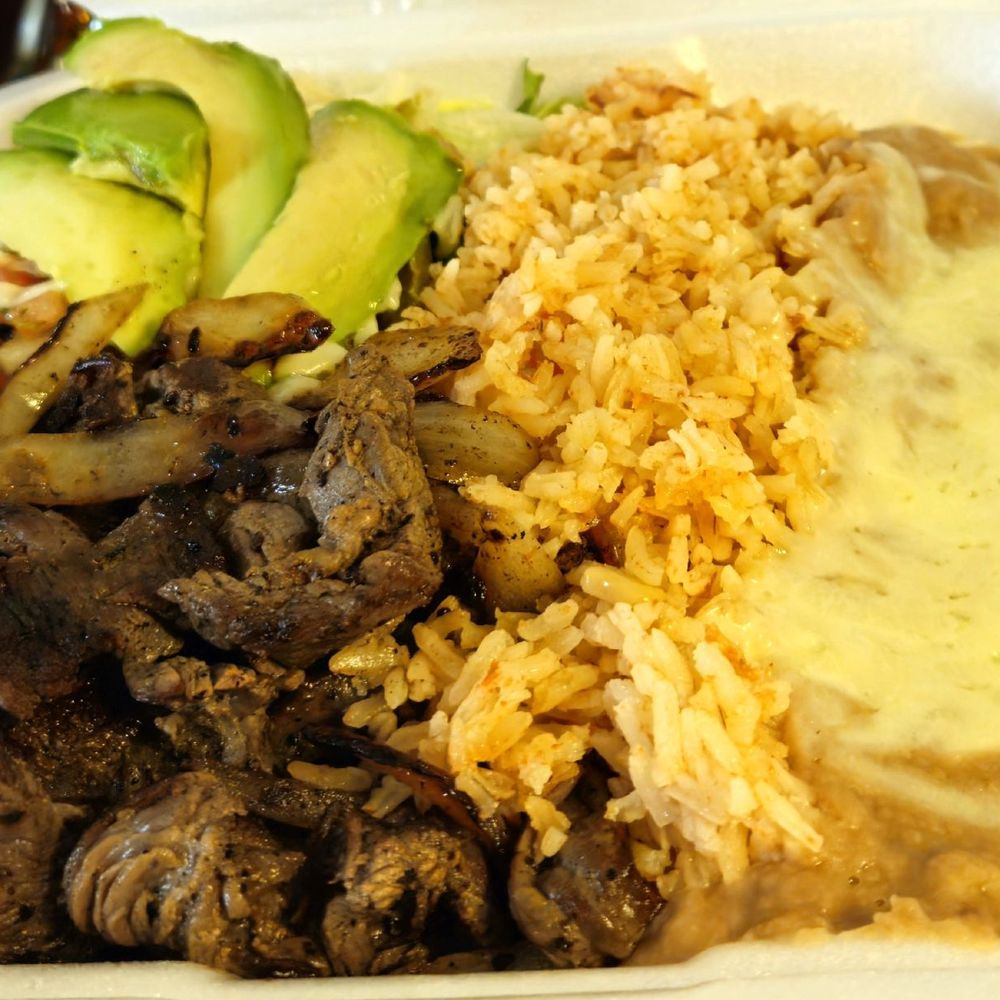 Taqueria Merlo - This is what an Asada Platter to-go should look like in my area! Check out the avacado! Just delicious! - Grocery Near Me - Avon Park, Florida Taqueria Merlo - This is what an Asada Platter to-go should look like in my area! Check out the avacado! Just delicious! - Grocery Near Me - Avon Park, Florida