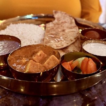 Desi Indian Lounge - Lunch menu - Thali (veg) - Indian Near Me - Vancouver, British Columbia
