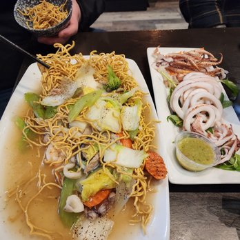 Oc House - Grilled squid and crispy noodles - Vietnamese Near Me - Portland, Oregon Oc House - Grilled squid and crispy noodles - Vietnamese Near Me - Portland, Oregon