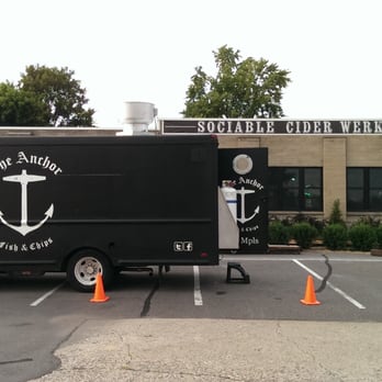 Sociable Cider Werks - When the Anchor Fish and Chips food truck was there, last Autumn. So good! - Breweries Near Me - Minneapolis, Minnesota Sociable Cider Werks - When the Anchor Fish and Chips food truck was there, last Autumn. So good! - Breweries Near Me - Minneapolis, Minnesota