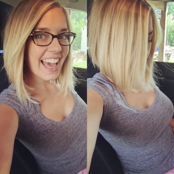 Phia Salon - Short angled bob by Lindsey - Hair Salons Near Me - Columbus, Ohio Phia Salon - Short angled bob by Lindsey - Hair Salons Near Me - Columbus, Ohio