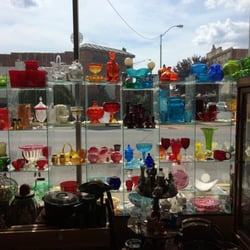 Picket Fence Antiques & Gifts - Great place for colored glass!