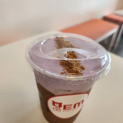 EM Boba & Coffee - Ube coffee