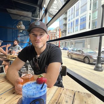 Voodoo Brewing - Delicious drinks! Also I promise this blue drink did not stain my teeth or tongue :) - Breweries Near Me - Cincinnati, Ohio