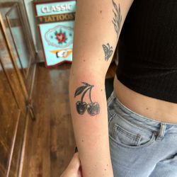 Classic Tattoos - Cherry tattoo by Ryan