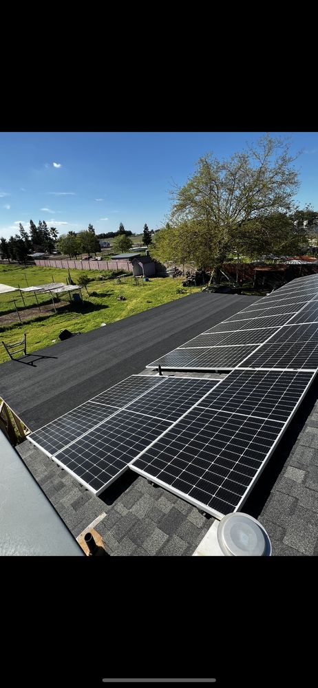 Slide of C V Roofing