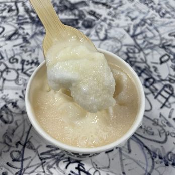 Maui Frozen - Creamy Hami Melon and Coconut - Shaved Ice Near Me - Kihei, Hawaii