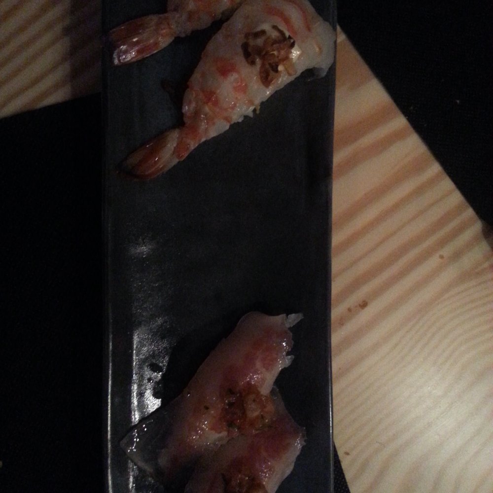 Nakeima - Amaebi and torched iberico belly (bacon) - Asian Fusion Near Me - Madrid, M