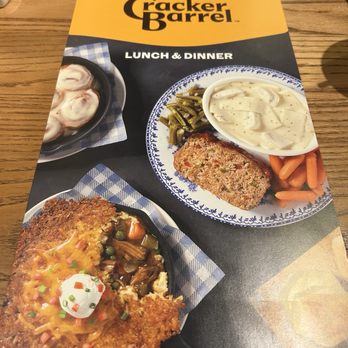 Cracker Barrel Old Country Store - New menu and logo design - Southern Near Me - Milford, Connecticut