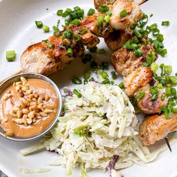 Keepers Coastal Kitchen - Lemongrass Chicken Satay ($11) - Seafood Near Me - Austin, Texas Keepers Coastal Kitchen - Lemongrass Chicken Satay ($11) - Seafood Near Me - Austin, Texas
