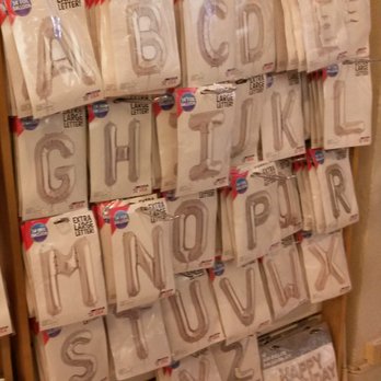 1000 Fêtes - Tout l'alphabet en lettres gonflables - Party Supplies Near Me - Paris, 75