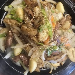 Grilled beef tripe with garlic Grilled beef tripe with garlic