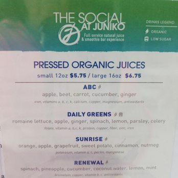 Juniko - Juices are ORGANIC!!! - Yoga Near Me - Hanover, Massachusetts