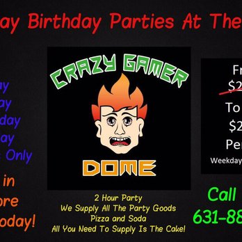 Crazy Gamer Dome - More About Our Birthday Parties - Video Game Stores Near Me - Selden, New York Crazy Gamer Dome - More About Our Birthday Parties - Video Game Stores Near Me - Selden, New York