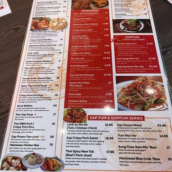 Zap Thai - Menu - Thai Near Me - Orlando, Florida Zap Thai - Menu - Thai Near Me - Orlando, Florida