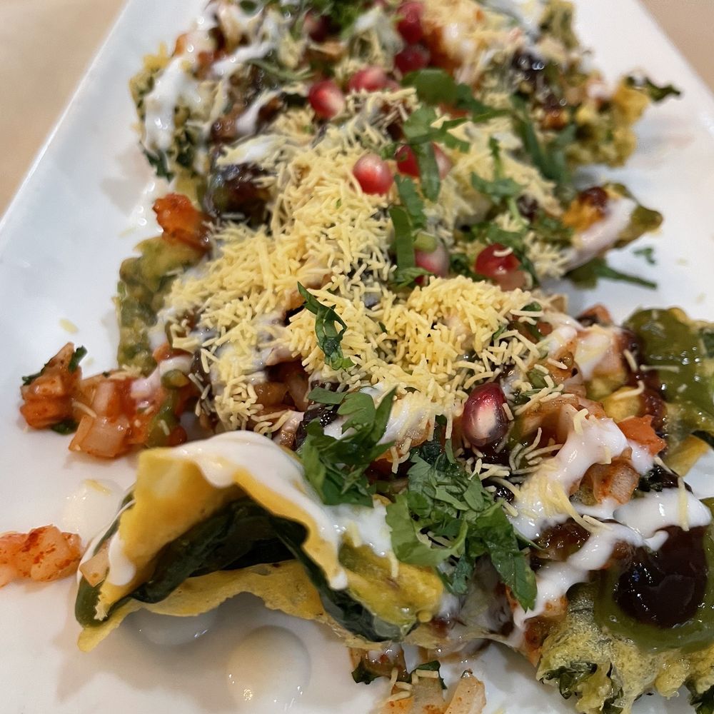 Raas - Spinach & Kale Chat - Indian Near Me - Lewes, Delaware Raas - Spinach & Kale Chat - Indian Near Me - Lewes, Delaware