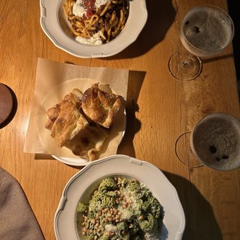 Yeppa & Co - Strozzapreti Con Ragu Di Salsiccia, Radiatori Al Pesto, Bread Service, and Espresso Martinis - Cafes Near Me - Atlanta, Georgia Yeppa & Co - Strozzapreti Con Ragu Di Salsiccia, Radiatori Al Pesto, Bread Service, and Espresso Martinis - Cafes Near Me - Atlanta, Georgia