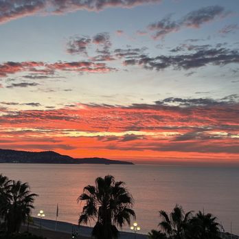 Radisson Blu - Sunrise from our balcony - Hotels Near Me - Nice, 06